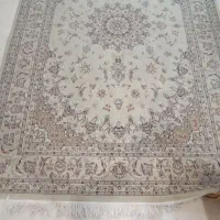 فرش ماشینی جفت ۶ متری کرم نگین مشهد