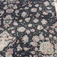 فرش ۹ متری سرمه ای
