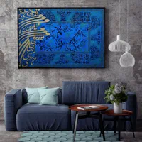 تابلو لیپان و بیس ماه و تابلودریاوخطاطی و...|تابلو، نقاشی، عکس|اصفهان, شهرک کاوه|دیوار