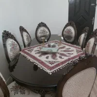 مبلمان کلاسیک طرح فرحی بهمراه میز نهار خوری 8نفره|مبلمان خانگی و میز عسلی|تهران, تهرانپارس جنوبی|دیوار