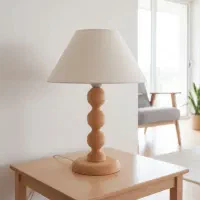 آباژور چوبی رو میزی