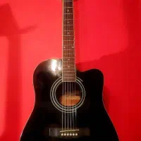 گیتار آکوستیک پیکاپ دار(فیشمن) استگ در حد نو