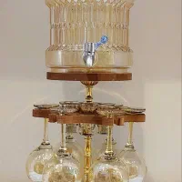 کلمن شیشه ای دو طبقه