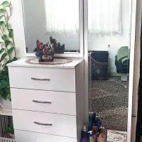 تخت دونفره و میز ارایش|تخت و سرویس خواب|شاهرود, |دیوار