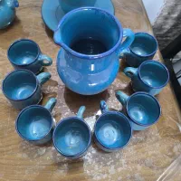 سرویس سفال و بشقاب و خورشت خوری پیرکس|ظروف سرو و پذیرایی|کرج, حصارک بالا|دیوار