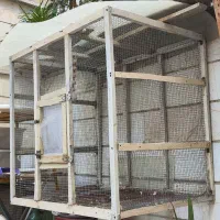 قفس چوبی دست‌ساز