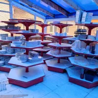 فروش ۵ عدد قفسه فروشگاهی بزرگ نصف قیمت