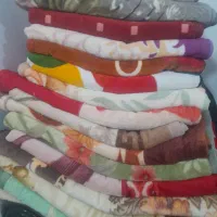 ۱۷عدد پتو گلبافت یکنفره ودونفره کارکرده سالم