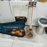 سه تار، تار شیرازی و ویولن|سازهای سنتی|نقده, |دیوار