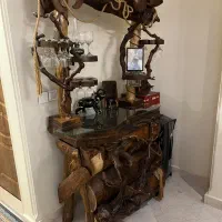 بار و تابلو چوب با طرح خاص|بوفه، ویترین، کنسول|تهران, قلهک|دیوار