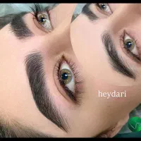 شیدینگ لب میکروابرو خط چشم کبودی لب خدمات واموزش