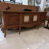 آینه کنسول میز تی وی مدل بلوط|بوفه، ویترین، کنسول|رشت, استقامت ۱|دیوار