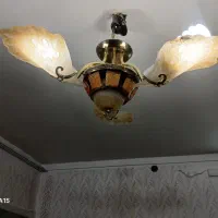 دوعدد لوستر سه شاخه