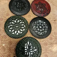 آینه با قاب چرم طبیعی