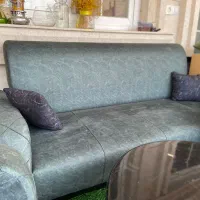 مبل ۵نفره کاملا نو همراه با جلو مبلی|مبلمان خانگی و میز عسلی|فومن, |دیوار