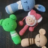 پاپوش  لباس نوزادی ست جغجغه کلاه دستکش|اسباب و اثاث بچه|زاهدان, |دیوار