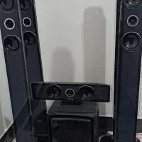 سینمای خانگی و ساعت ایستاده کاملا سالم و نو