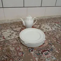 ۶ عدد بشقاب چینی نو با قوریش