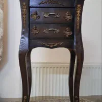 میز تلفن دوکشو در حد نو