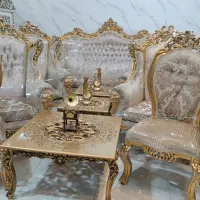 مبل سلطنتی۹نفرغذاخوری۸نفرمیزعسلی مناسب جهیزیه