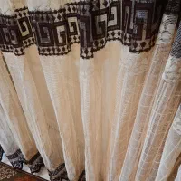 پرده پذیرایی کاملا سالم و نو|پرده، رانر، رومیزی|رشت, کوی مهر|دیوار