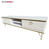 میز تلویزیون سفید صدفی نو سالم بدون هیچ خط و خش