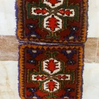 1جفت فرش صندلی پادری دستبافت