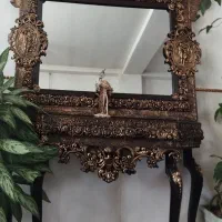 آینه و کنسول ،ساعت ایستاده ، میز تلویزیون