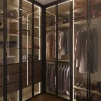 کابینت کلوزت دکور با لیماژ|خدمات پیشه و مهارت|رامسر, |دیوار