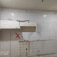 کابینت فلزی و دو دستگاه هود  و سینک ظرفشویی