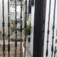 پرده زینتی و بادبزن چینی بزرگ|پرده، رانر، رومیزی|اهواز, کمپلو جنوبی|دیوار