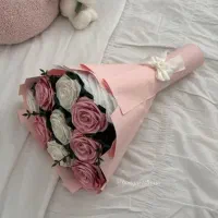 گل با روبان|گل مصنوعی|گرگان, |دیوار