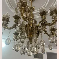 لوستر برنز|لوستر و چراغ آویز|ساوه, |دیوار