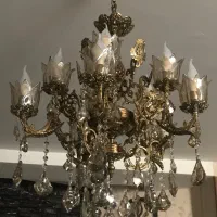لوستر برنز۵شاخه ۱۰شعله
