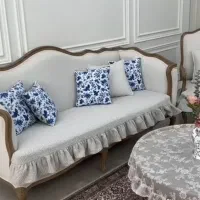 کاور مبل پارچه ای چین دار