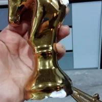 مجسمه سرامیکی شطرنج به همراه ظرف استیل رنگ ثابت|مجسمه، تندیس، ماکت|ورامین, ورامین|دیوار