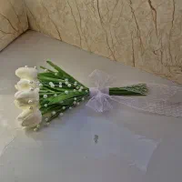 دسته گل عروس ترند گل های خاص دسته گل حنا|گل مصنوعی|مراغه, |دیوار