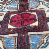 ونج نخته فرش دستباف گل برجسته 3بعدی قدیمی و سالم|فرش|پرند, فاز ۶|دیوار