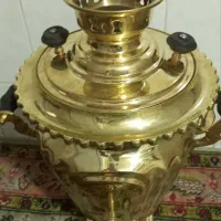 سماور زغالی برنجی ایرانی|کلکسیون اشیاء عتیقه|سهند, |دیوار