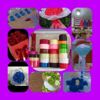 گل های روبانی زیبا