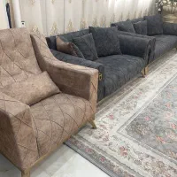 مبل چستر ۹نفره و میز تلویزیون