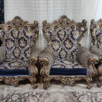 مبل نه نفره با یک جلو مبلی و دو میز عسلی|مبلمان خانگی و میز عسلی|ساری, |دیوار