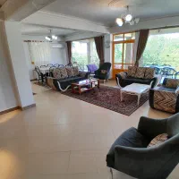 باغ ویلا دربست چشم انداز جنگل۱۲۰متر، تراس مبله