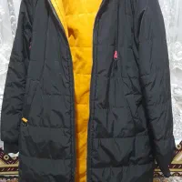 کاپشن دورو مشکی،خردلی