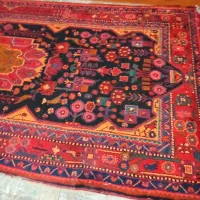 فرش قالیچه دست بافت دستباف 12 متری کناره 6 سرمه‌ای|فرش|تهران, شیوا|دیوار