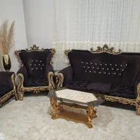 مبل سلطنتی پلی استر با عسلی قیمت ۷۰۰۰۰۰۰