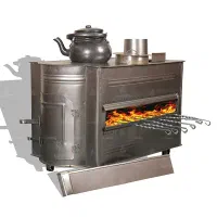 بخاری هیزمی زغالی سه کاره فردار