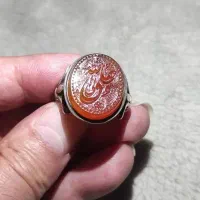 انگشتر نقره با ذکر علی ولی الله|جواهرات|تهران, جنت‌آباد مرکزی|دیوار