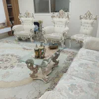 مبل سلطنتی 9 نفره همراه ناهارخوری|مبلمان خانگی و میز عسلی|بندرعباس, |دیوار