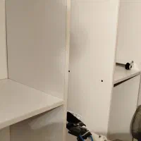 قفسه چوبی یا کتابخانه